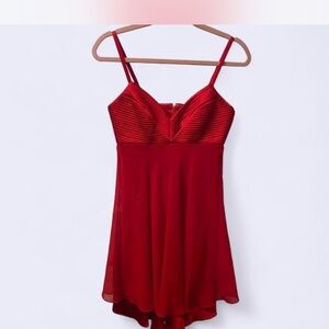 Kay Unger Vibrant Red Chemise